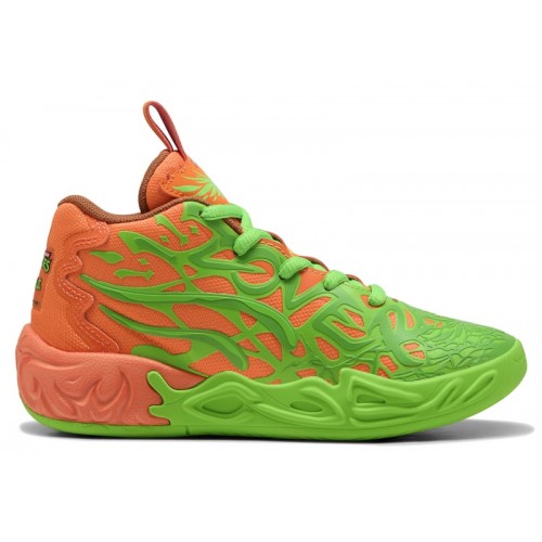 Кроссы Puma LaMelo Ball MB.04 Teenage Mutant Ninja Turtles Leonardo & Michelangelo (PS) - детская сетка размеров