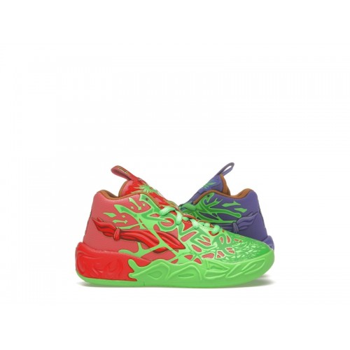 Кроссы Puma LaMelo Ball MB.04 Teenage Mutant Ninja Turtles Raphael and Donatello (PS) - детская сетка размеров