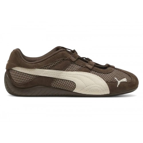 Кроссы Puma Speedcat Go Chocolate Alpine Snow (W) - женская сетка размеров