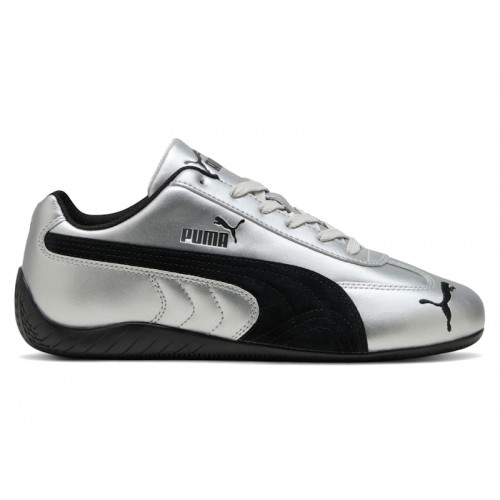 Кроссы Puma Speedcat Metallic Silver Black - мужская сетка размеров