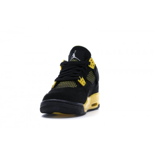 Кроссы Jordan 4 Retro Thunder (2012) (GS) - подростковая сетка размеров