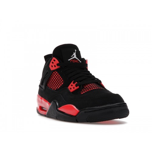 Кроссы Jordan 4 Retro Red Thunder (GS) - подростковая сетка размеров