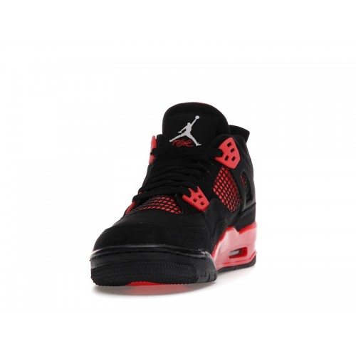 Кроссы Jordan 4 Retro Red Thunder (GS) - подростковая сетка размеров