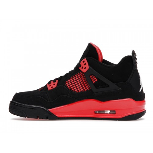 Кроссы Jordan 4 Retro Red Thunder (GS) - подростковая сетка размеров