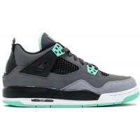Подростковые кроссовки Jordan 4 Retro Green Glow (GS)