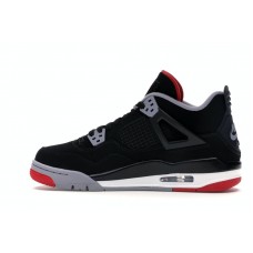 Подростковые Jordan 4 Retro Bred (2019) (GS)