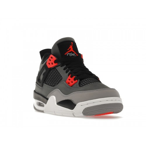 Кроссы Jordan 4 Retro Infrared (GS) - подростковая сетка размеров