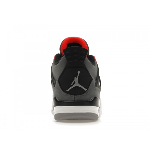 Кроссы Jordan 4 Retro Infrared (GS) - подростковая сетка размеров