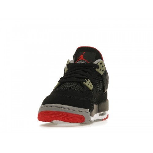 Кроссы Jordan 4 Retro Black Cement (2012) (GS) - подростковая сетка размеров
