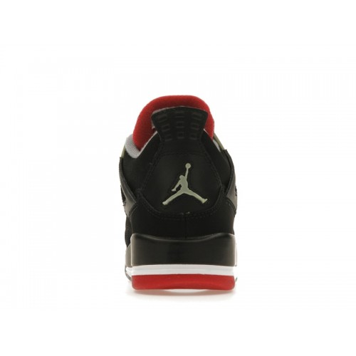 Кроссы Jordan 4 Retro Black Cement (2012) (GS) - подростковая сетка размеров