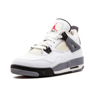 Подростковые Jordan 4 Retro White Cement (2012) (GS)