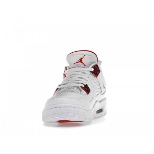 Кроссы Jordan 4 Retro Metallic Red (GS) - подростковая сетка размеров