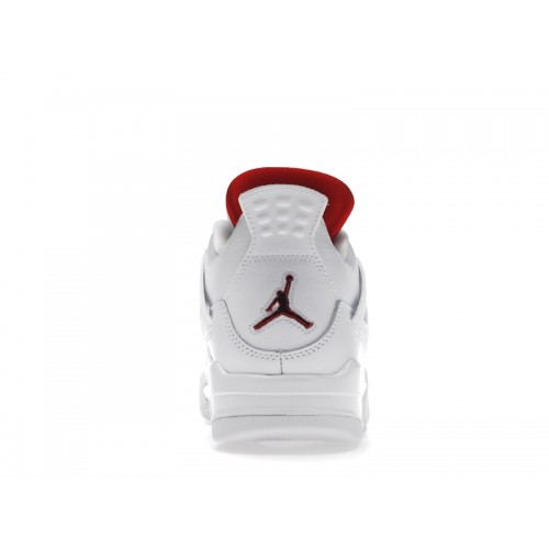 Кроссы Jordan 4 Retro Metallic Red (GS) - подростковая сетка размеров