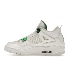 Подростковые Jordan 4 Retro Metallic Green (GS)