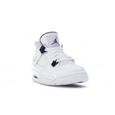 Подростковые Jordan 4 Retro Metallic Purple (GS)