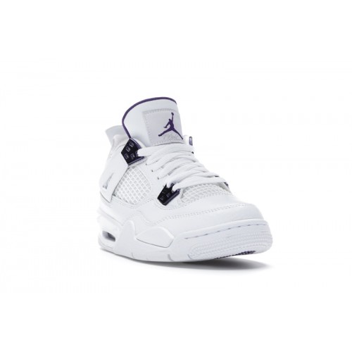 Кроссы Jordan 4 Retro Metallic Purple (GS) - подростковая сетка размеров