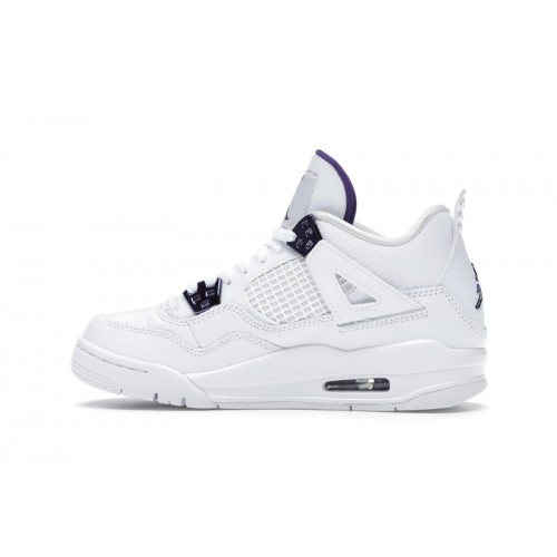 Кроссы Jordan 4 Retro Metallic Purple (GS) - подростковая сетка размеров