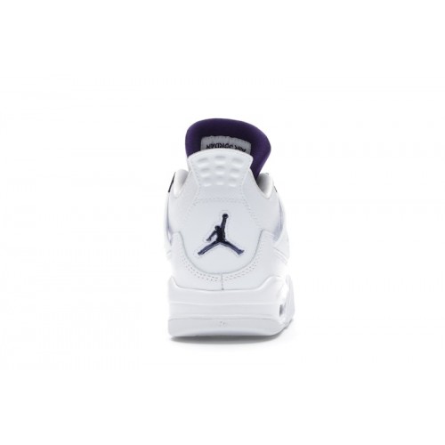 Кроссы Jordan 4 Retro Metallic Purple (GS) - подростковая сетка размеров