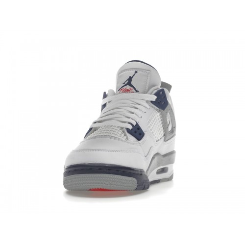 Кроссы Jordan 4 Retro Midnight Navy (GS) - подростковая сетка размеров