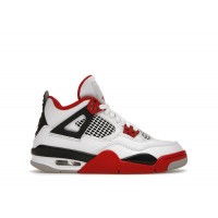 Подростковые Jordan 4 Retro Fire Red (2020) (GS)