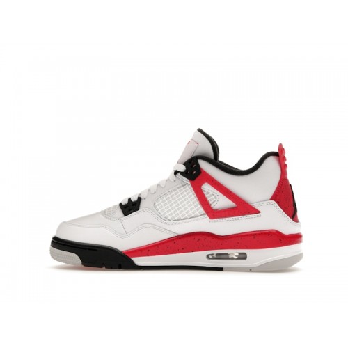 Кроссы Jordan 4 Retro Red Cement (GS) - подростковая сетка размеров