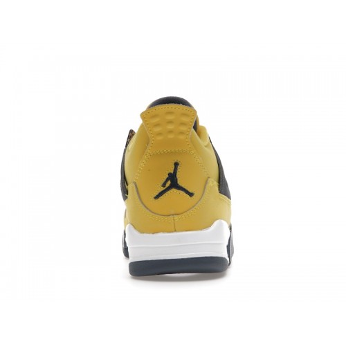 Кроссы Jordan 4 Retro Lightning (2021) (GS) - подростковая сетка размеров