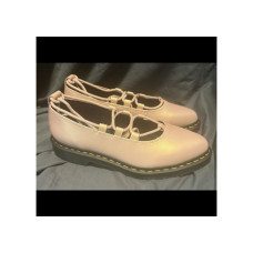 Женские Dr. Martens Elphie II Iridescent Leather Ballet Flats Powder Pink Gold Shift Leather (W)