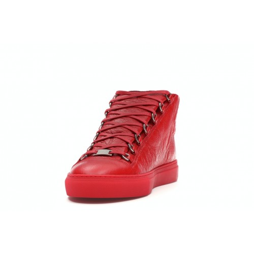 Кроссы Balenciaga Area High Red - мужская сетка размеров