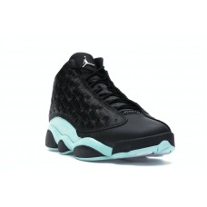 Кроссовки Jordan 13 Retro Black Island Green