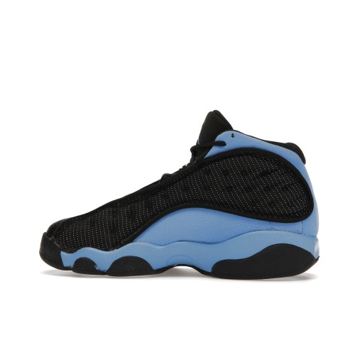 Кроссы Jordan 13 Retro Black University Blue (PS) - подростковая сетка размеров