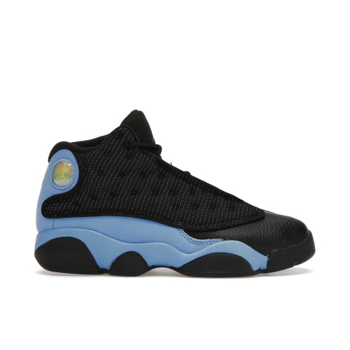 Кроссы Jordan 13 Retro Black University Blue (PS) - подростковая сетка размеров