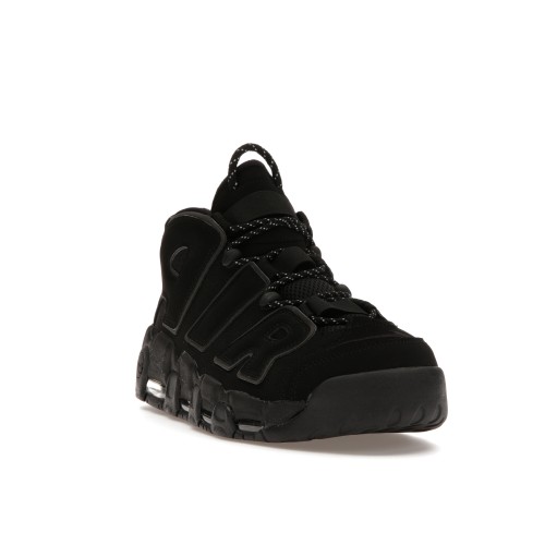 Кроссы Nike Air More Uptempo Black Reflective (2018) - мужская сетка размеров