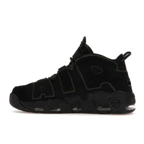 Кроссы Nike Air More Uptempo Black Reflective (2018) - мужская сетка размеров