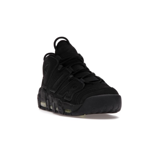 Кроссы Nike Air More Uptempo Black Volt - мужская сетка размеров