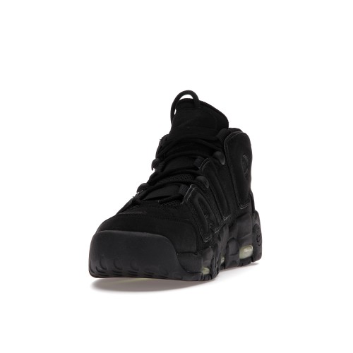 Кроссы Nike Air More Uptempo Black Volt - мужская сетка размеров