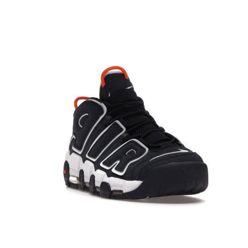 Кроссы Nike Air More Uptempo Dark Obsidian White - мужская сетка размеров
