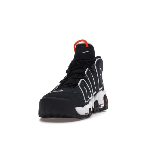 Кроссы Nike Air More Uptempo Dark Obsidian White - мужская сетка размеров