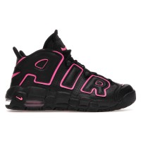 Подростковые кроссовки Nike Air More Uptempo Black Pink Blast (GS)