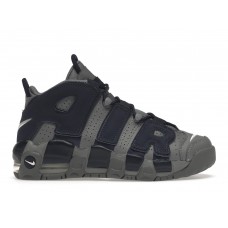 Подростковые кроссовки Nike Air More Uptempo 96 Cool Grey Midnight Navy (GS)