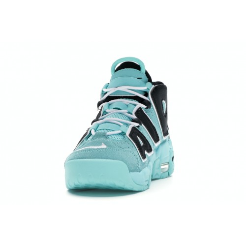 Кроссы Nike Air More Uptempo Aqua Blue (GS) - подростковая сетка размеров