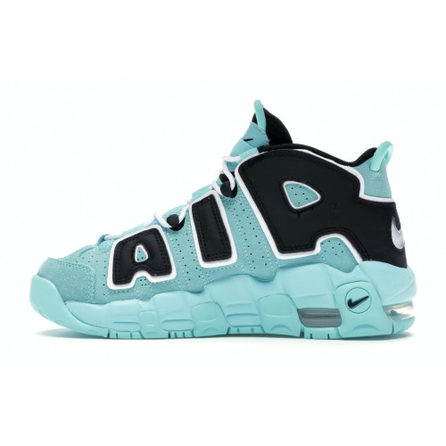 Кроссы Nike Air More Uptempo Aqua Blue (GS) - подростковая сетка размеров