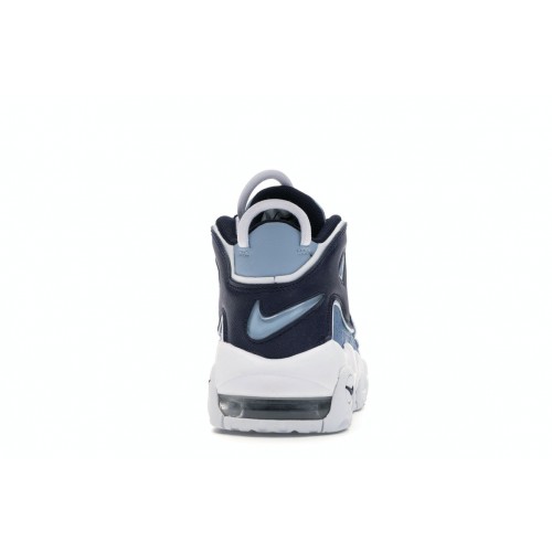 Кроссы Nike Air More Uptempo Denim Blue (GS) - подростковая сетка размеров