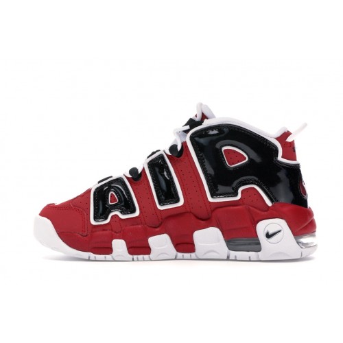 Кроссы Nike Air More Uptempo Bulls Hoops Pack (GS) - подростковая сетка размеров