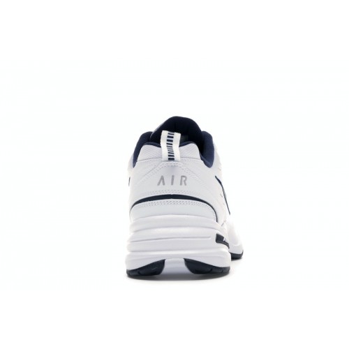 Кроссы Nike Air Monarch IV White Navy - мужская сетка размеров