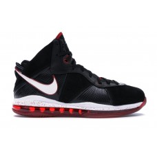 Кроссовки Nike LeBron 8 Black/White/Red