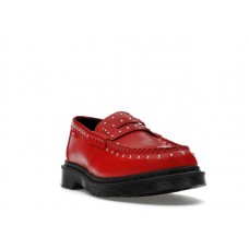 Dr. Martens Studded Penton Loafer Supreme Red