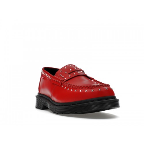 Dr. Martens Studded Penton Loafer Supreme Red - мужская сетка размеров