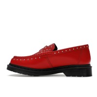 Dr. Martens Studded Penton Loafer Supreme Red
