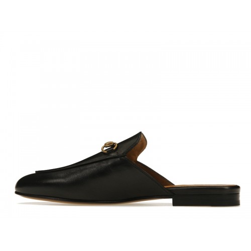 Gucci Princetown Slipper Black Leather - мужская сетка размеров