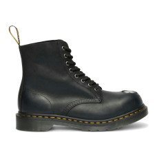 Dr. Martens 1460 Metal Toe Leather Boots Black Wyoming